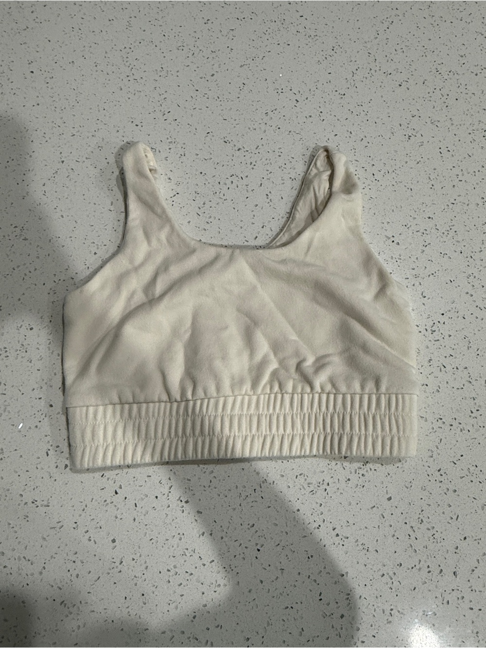 wild fable Cream Cropped Tank with Wide Band